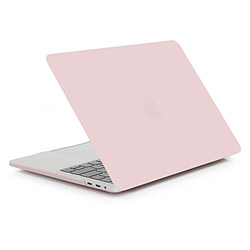 Wewoo Housse Sacoche Étui de protection pour ordinateur portable style givré pour MacBook Pro 15,4 pouces A1990 (2018) (rose pâle)