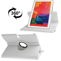 Wewoo Housse Étui blanc pour Samsung Galaxy Tab Pro 10.1 / T520 360 degrés Rotatif Litchi Texture en cuir avec support d'affichage 2-angle