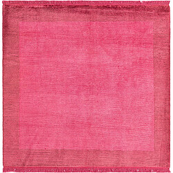 Vidal Tapis de laine 152x147 rose Darya 