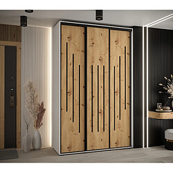 Abiks Meble Armoire DAVOS 8 À Portes Coulissantes 235,2/150/45 3 Portes