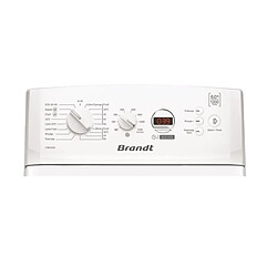 Lave-linge top 6kg 1200 tours/min - ltb62000 - BRANDT pas cher