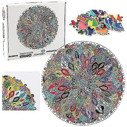 Avis Universal Mandala coloré Mandala puzzle de forme unique