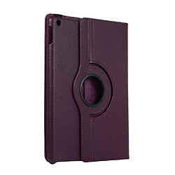 Avis Etui en PU litchi avec support violet pour votre Apple iPad 10.2 (2019)