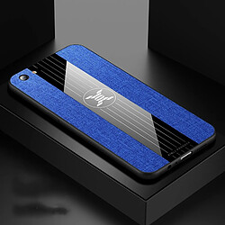 Wewoo Coque Souple Pour OPPO R9S XINLI tissu de couture Shieldproof TPU Housse de protection Bleu