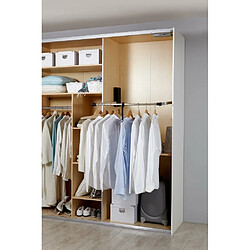 Inside 75 Tringle rabattable MIX pour armoire portes coulissantes