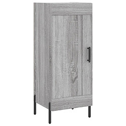 Acheter vidaXL Buffet haut Sonoma gris 34,5x34x180 cm Bois d'ingénierie