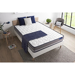 ACTISOM Matelas Latex + mémoire de forme ACTILATEX PUR 90x200cm 3zones de confort pas cher