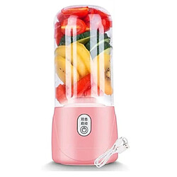 Universal Mini presse-agrumes portable orange mixeur électrique USB mixeur de smoothie de fruits pour machine extracteur de jus personnel | presse-agrumes (rose)