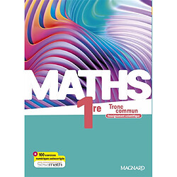 Maths 1re tronc commun : enseignement scientifique - Occasion