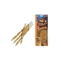 NOBBY Snack poulet stick enrobé pour chien L 25cm/Ø7-8mm