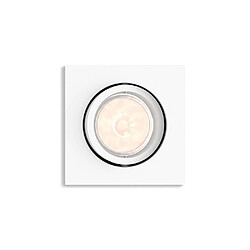 Ledkia Spot Downlight Carré Donegal Coupe Ø70 mm Blanc