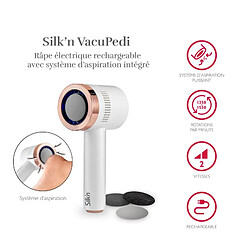 Râpe électrique avec système d'aspiration rose gold Vacupedi Silk'n VP1PE1RG001