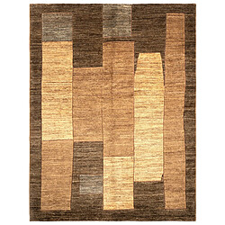 Vidal Tapis de laine 197x151 brun Juma