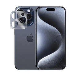 Verre trempé camera arrière protecteur pour iPhone 15 Pro 6.1" - VISIODIRECT -