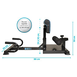 Acheter Sparraw Squat Machine ALTIUS Appareil de musculation multifonction 88 x 56 x 50 cm - Dossier réglable en hauteur - Charge max 120kg