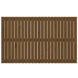 Acheter Maison Chic Tête de lit scandinave pour lit adulte,Meuble de chambre murale Marron miel 147x3x90 cm Bois massif de pin -MN95896