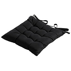 Avis Madison Coussin de siège Panama 46x46 cm Noir