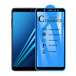 Wewoo Film de verre trempé céramique à couverture complète 2.5D pour colle Galaxy A8 2018