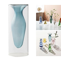 Avis Moderne Bonsaï Fleur Vase Nouveauté Planteur Pot Maison Bureau Chambre Décoration Bleu Clair