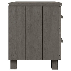 Acheter Maison Chic Table de chevet, Table de Nuit moderne, Gris clair 40x35x44,5 cm Bois pin massif