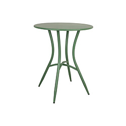 Aubry Gaspard Table en métal Laqué - Samos vert.