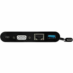 Avis StarTech.com Adaptateur multiport USB-C pour ordinateur portable - VGA, USB 3.0, GbE et Power Delivery 60W (DKT30CVAGPD)