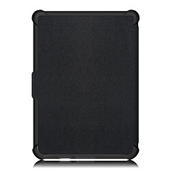 Avis Ultra-mince Custer Tri-Fold Housse Stand PU intelligent étui en cuir pour Kobo Clara HD Noir