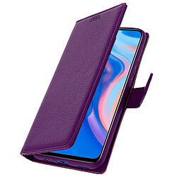 Avizar Housse Huawei P Smart Z/Y9 Prime 2019/Honor 9X Étui Porte carte Support Violet