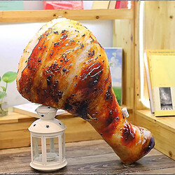 Universal 15 cm 3D Simulation Fried Poulet Pleil de jambe et coussin de nourriture décorative à la maison et peluche vive farcie