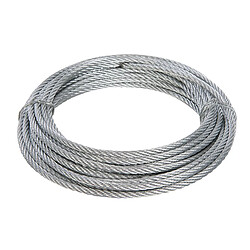 Fixman Câble métallique galvanisé - 4 mm x 10 m