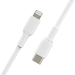 Avis Belkin CAA003BT1MWH câble Lightning 1 m Blanc