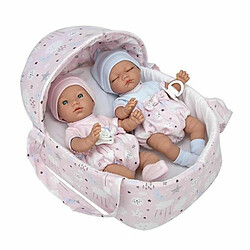 Bébé poupée Arias Elegance Twins Panier