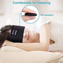 GUPBOO Casque de sommeil bandeau Bluetooth sans fil masque pour les yeux de téléphone de musique confortable mince pour casque de sport de sommeil latéral pas cher