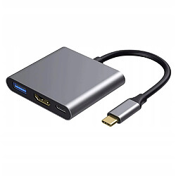 GUPBOO ADAPTATEUR ADAPTATEUR HUB 3EN1 USB-C HDMI 4K MACBOOK,JL1331