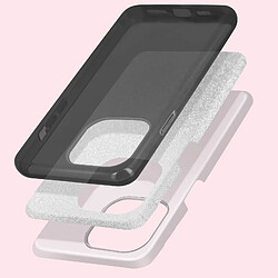 Avis Avizar Coque iPhone 14 Pro Paillette Amovible Silicone Semi-rigide Noir