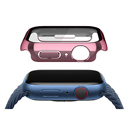 Coque en TPU électroplaqué, rose pour Apple Watch Series 7 45mm