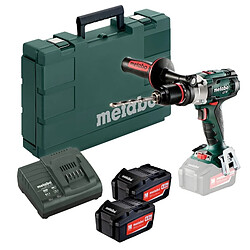 Perceuse visseuse à percussion 2x4,0Ah Li-Ion en coffret - Metabo SB18LTX IMPULS