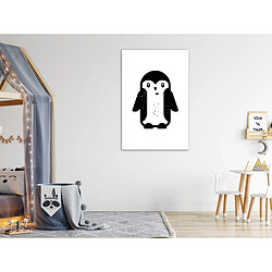 Artgeist Tableau - Funny Penguin (1 Part) Vertical 40x60 cm