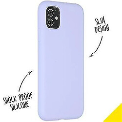 Universal Étui en silicone liquide iPhone 11 - violet