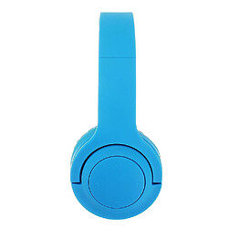 Universal E3 portable casque pliable enfant casque sans fil bluetooth micro intégré avec recharge type c bleu pas cher