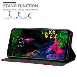 Cadorabo Coque LG G8S Etui en Rouge