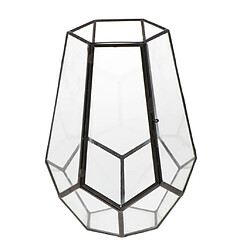 Avis Nordic Hexagonal Chandelier En Verre Maison De Fleurs De Mariage Boîte Décor Noir