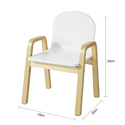 SoBuy KMB24-Wx2 Lot de 2 Chaises Enfant Design Fauteuil pour Enfants avec accoudoirs et Dossier Chaise Confortable Haute qualité- Hauteur réglable