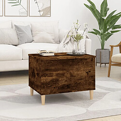 Avis ComfortXL Table Basse Chêne Fumé 60x44,5x45 Cm Bois D'ingénierie