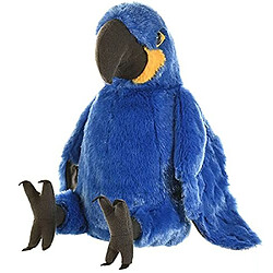 Wild Republic Hyacinth Macaw en peluche, animal en peluche, jouet en peluche, cadeaux pour enfants, cuddlekins 12 pouces pas cher