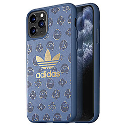 Adidas Coque pour iPhone 11 Pro Bords Surélevés Collection Shibori Bleu Nuit