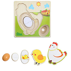 Avis Universal Poulet pousse poulet animaux puzzle multicouches bébés jouets en bois maternelle Montessori éducation précoce jouets puzzle en bois Nouveau |