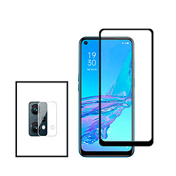 PHONECARE Kit Film Caméra Arrière + Verre Trempé 5D Full Cover pour Realme 9 Pro+ Plus - Transparent / Noir