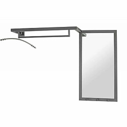 Paris Prix Patère Murale Design Ama 108cm Anthracite