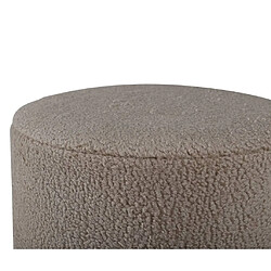 Acheter Venture Home Pouf Benji 35x35x42,5 cm Teddy Beige et noir